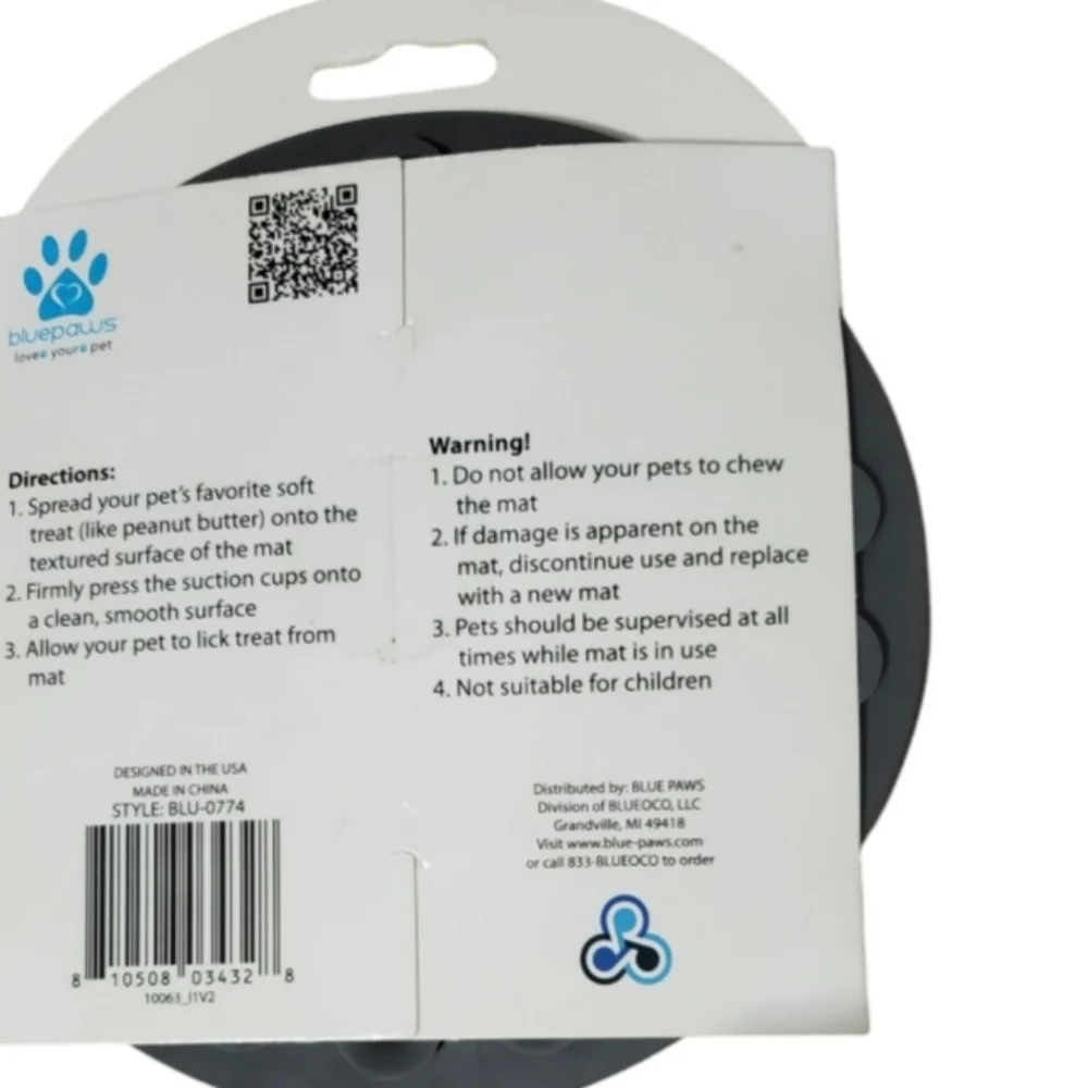 Lick Pad Non-Slip Dog Treat Distraction Mat with Suction Cup Textured Cat feed
